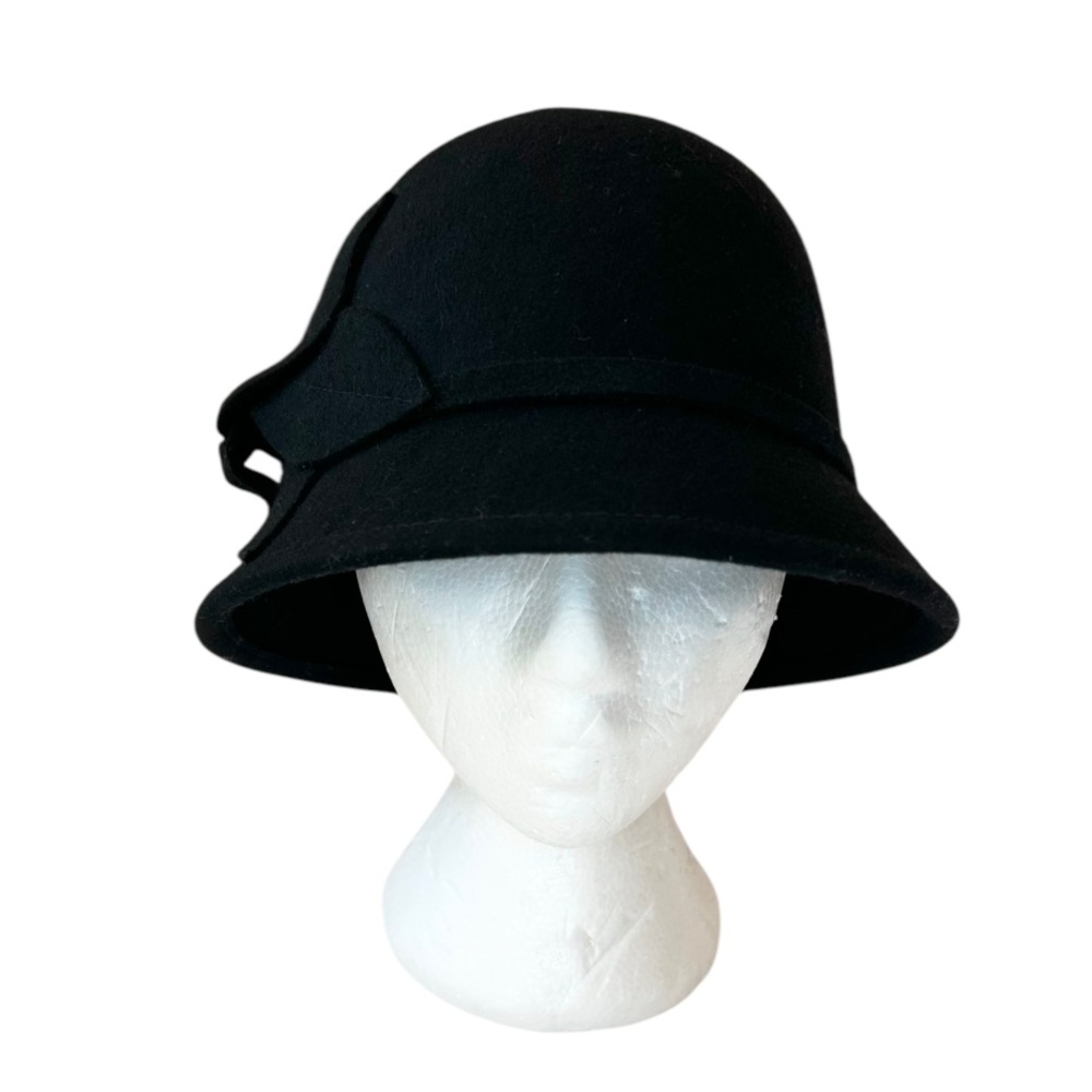 Classic Black Wool Hat